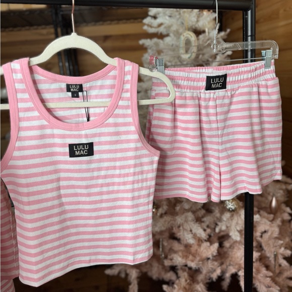 Pink Striped Lulu Mac Set - Picture 2 of 3